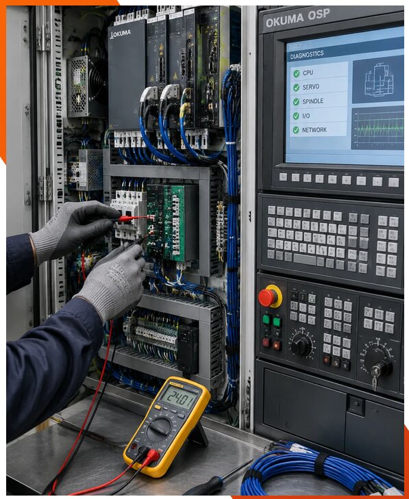 Ремонт систем ЧПУ Okuma OSP в Пятигорске